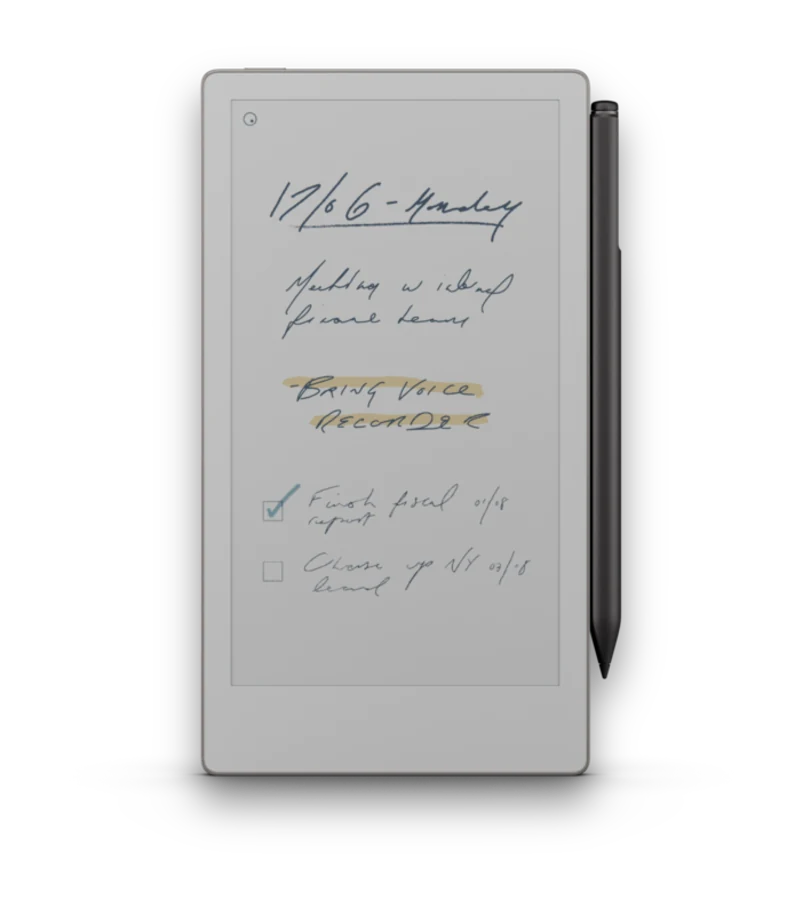 A reMarkable Paper Pro Move portable paper tablet