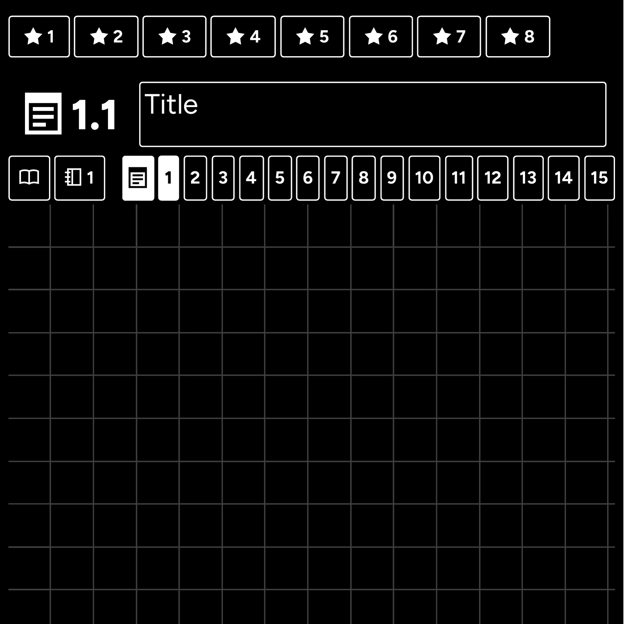 Lined, Dotted, Grid, or Blank Pages