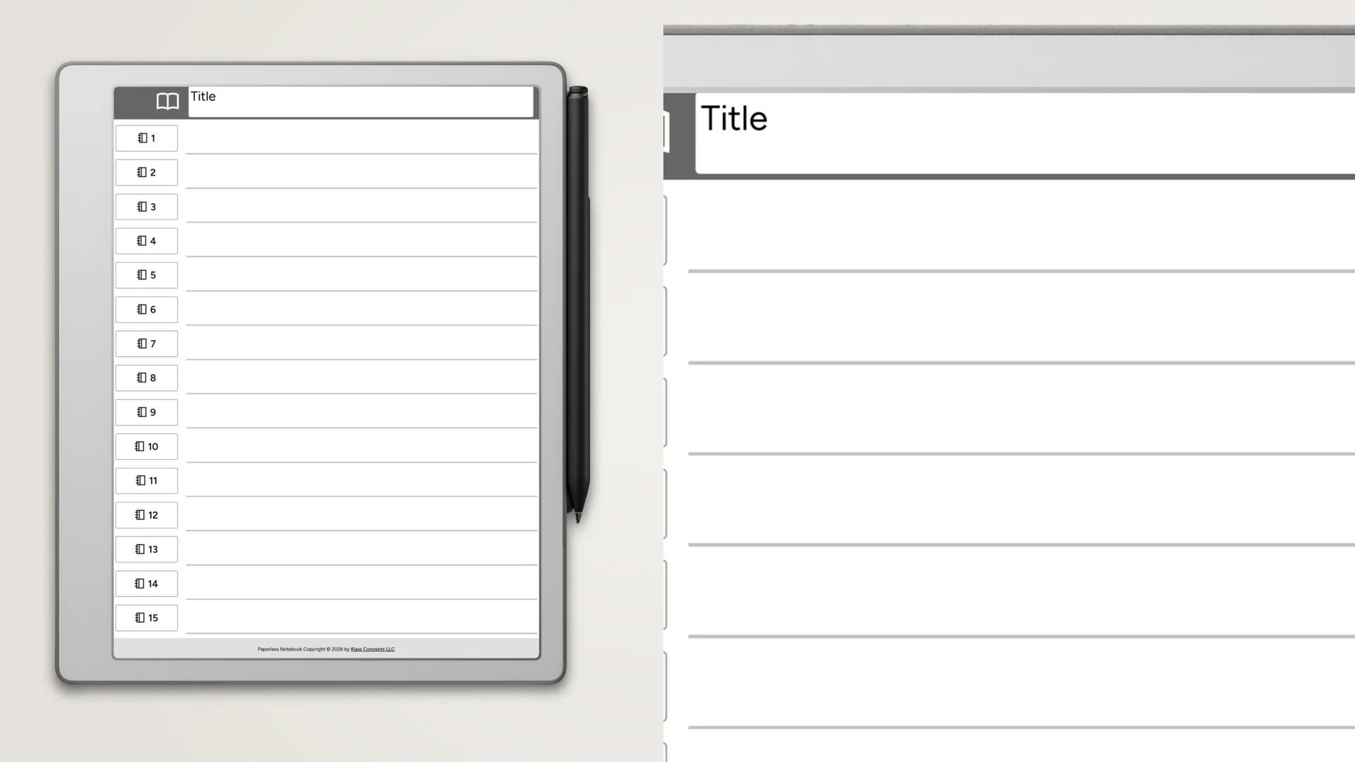 PDF Notebooks for reMarkable 2 and reMarkable Pure